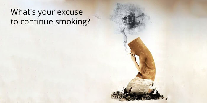 What’s your excuse to continue smoking?